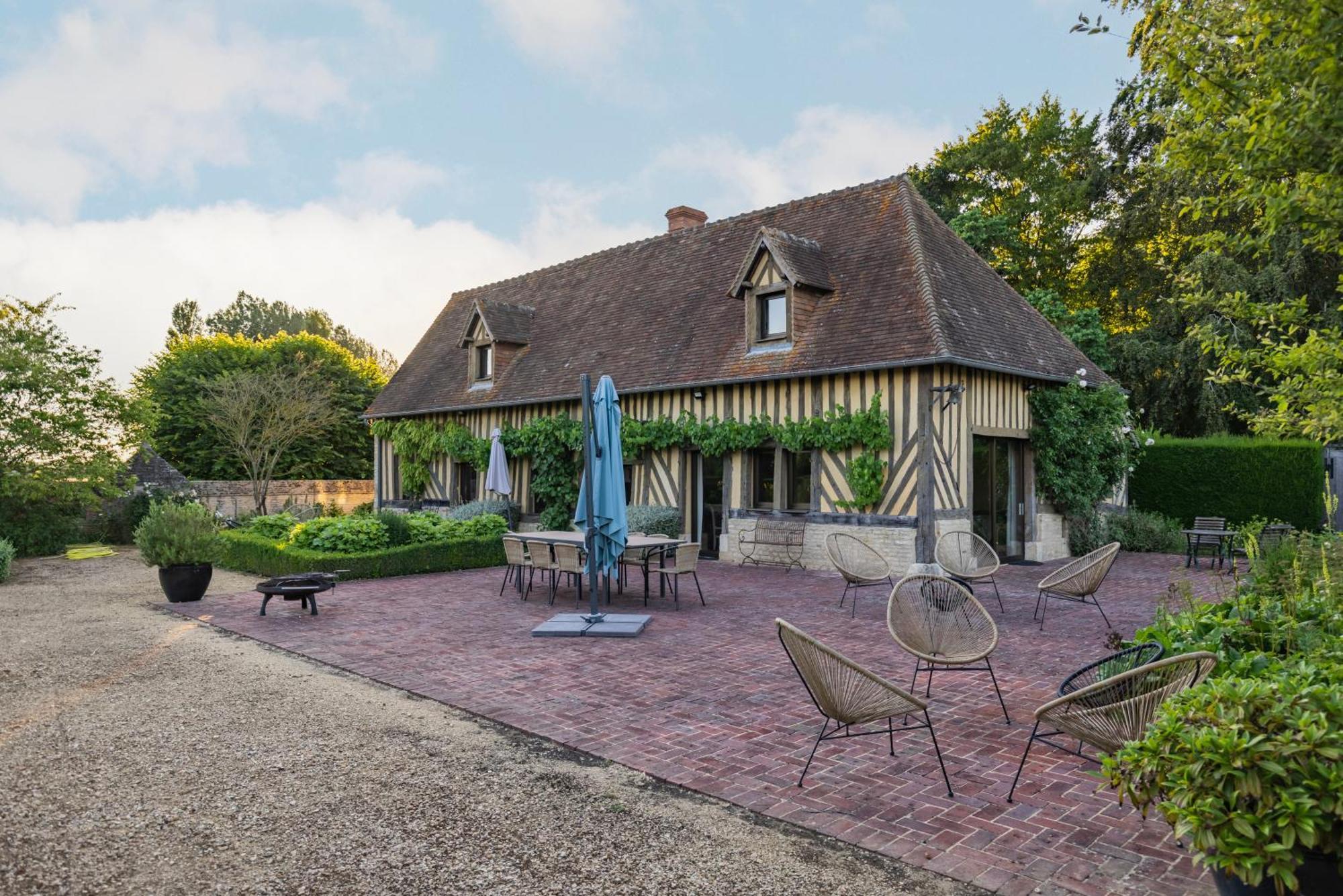 Maison "Jardin Gaillard" Bieville-en-Auge المظهر الخارجي الصورة